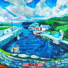 Load image into Gallery viewer, Ballintoy Harbour  Oil on Canvas