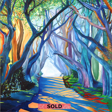 Load image into Gallery viewer, Dark Hedges Oil on Canvas