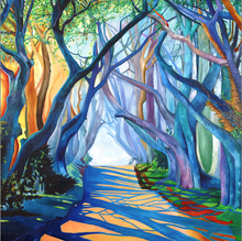 Load image into Gallery viewer, Dark Hedges Oil on Canvas