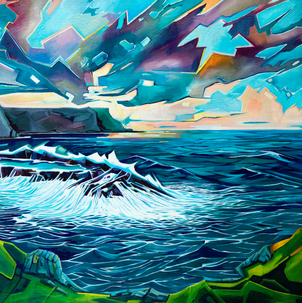 Dunseveric Waves IV 40 X 40